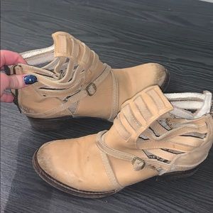 Freebird booties distressed festival